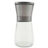 Gewürzmühle leer (Glasbehälter, Korpus Edelstahl)